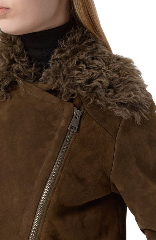 Дубленка из овчины Maslov WS234 Хаки  WS234 Фото 5