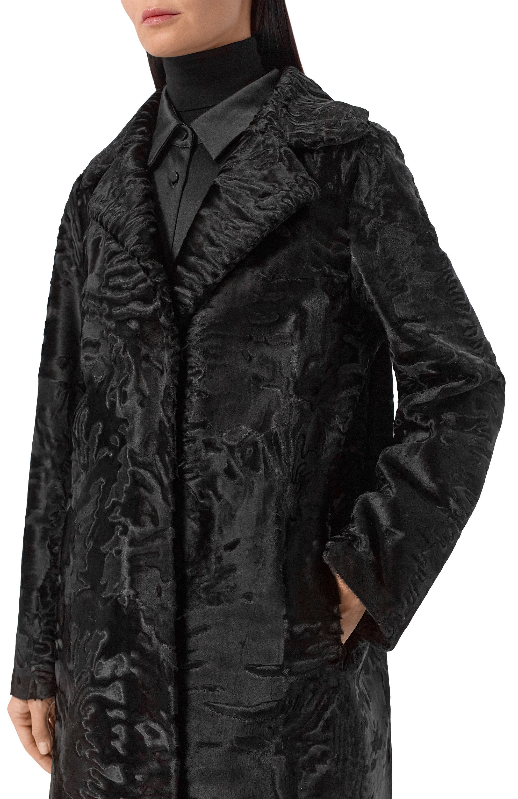 Шуба из свакары MVST, арт. FBPL-Y458SW/F1206-1, фото 5