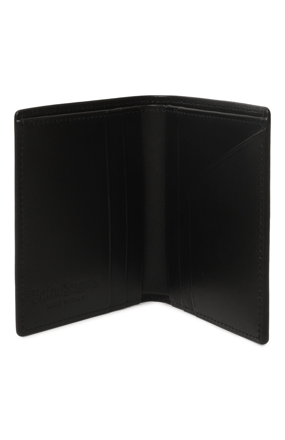 Кожаное портмоне PALM ANGELS черного цвета по цене 18900 руб., арт. PMNC024S24LEA001, фото 3 Кожаное портмоне PALM ANGELS, арт. PMNC024S24LEA001, фото 3