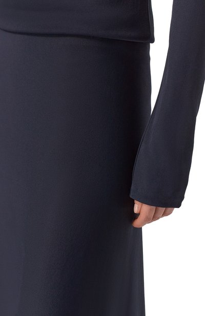 Юбка из вискозы JIL SANDER синего цвета по цене 112500 руб., арт. J04MA0103/J65016, фото 5 Юбка из вискозы JIL SANDER, арт. J04MA0103/J65016, фото 5
