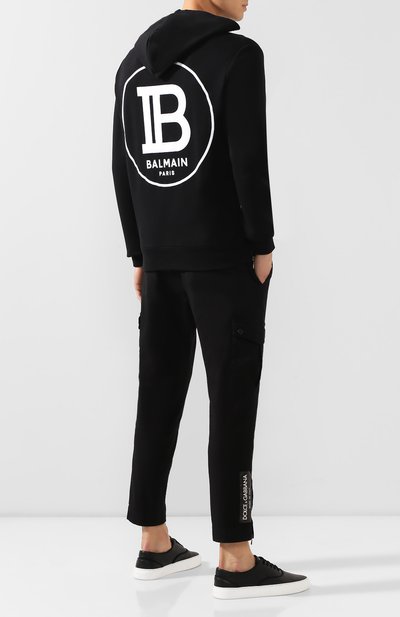 Хлопковое худи BALMAIN, арт. SH03642/I214, фото 2