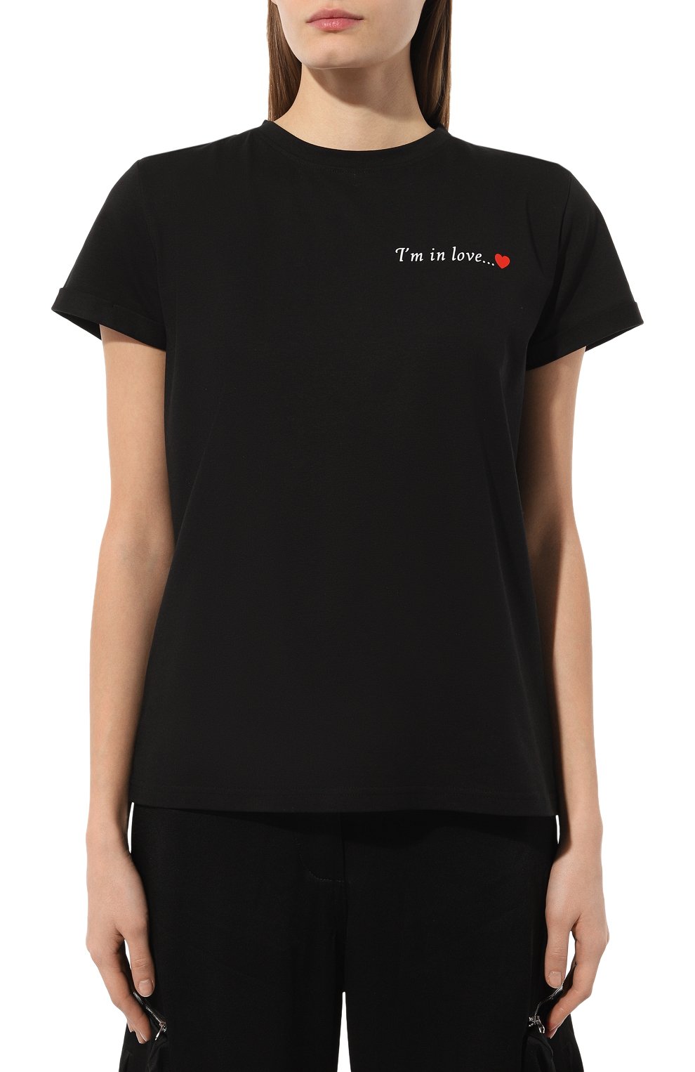 Хлопковая футболка SEVEN LAB, арт. T IIL black, фото 3