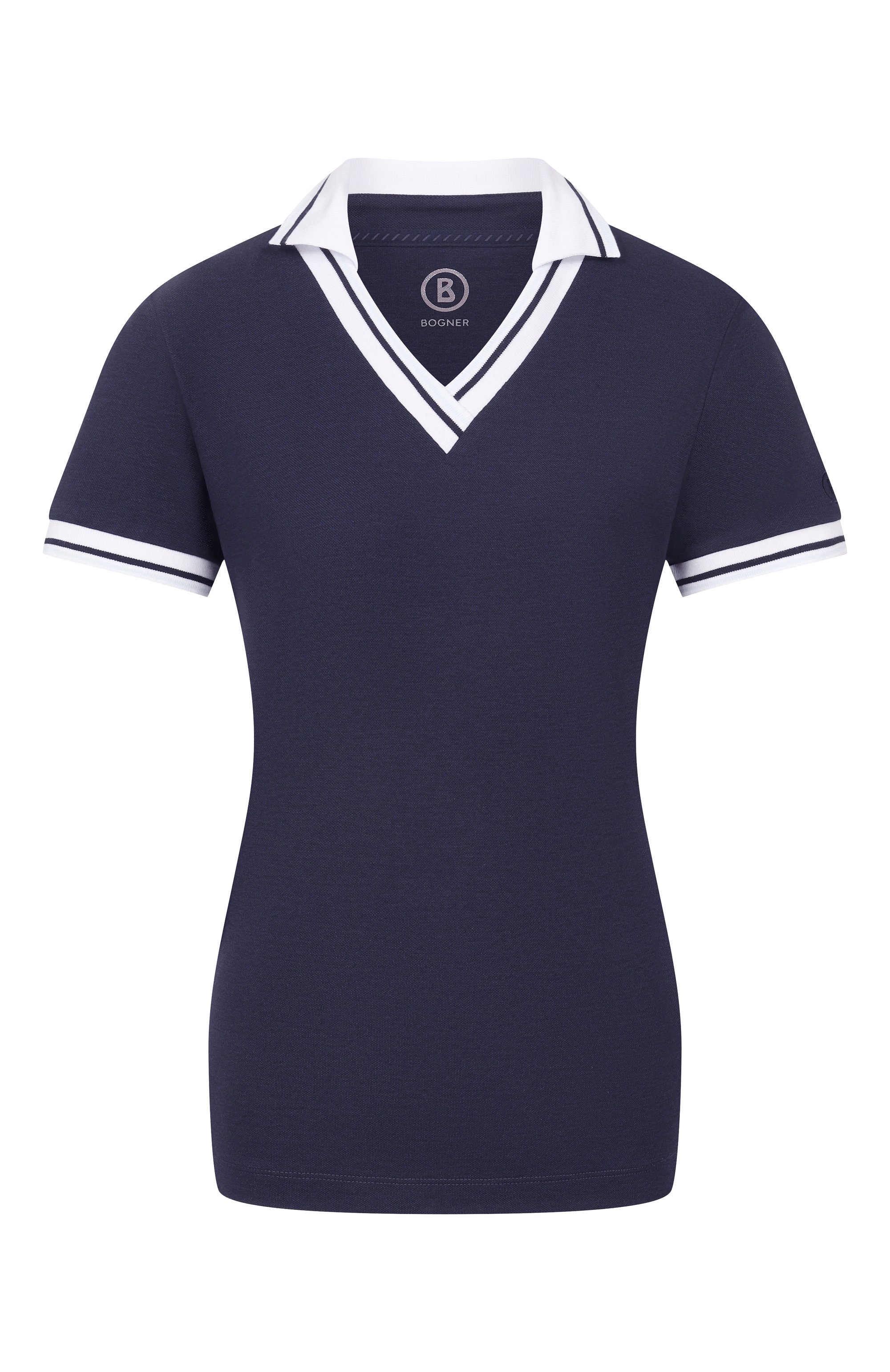 Поло из хлопка и лиоцелла BOGNER, арт. 52548950, фото 1