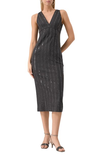 Шерстяное платье BRUNELLO CUCINELLI, арт. MG912AHQ91, фото 3