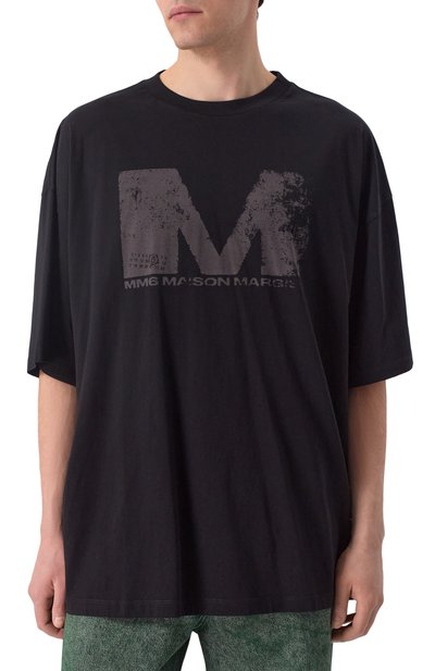 Хлопковая футболка MM6, арт. SH0GC0048/S24312, фото 3