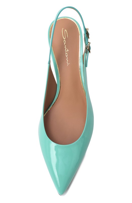 Лакированные туфли Santoni WDLG71407HA2NVHD Зелёный  WDLG71407HA2NVHD Фото 6