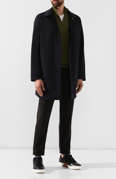 Плащ ZEGNA темно-синего цвета по цене 267000 руб., арт. UTT30/T308, фото 2 Плащ ZEGNA, арт. UTT30/T308, фото 2