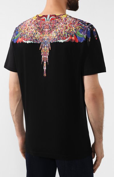 Хлопковая футболка MARCELO BURLON, арт. CMAA018F19001022, фото 4