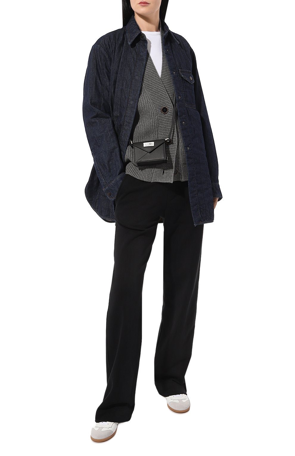 Кожаные кеды feather MAISON MARGIELA белого цвета по цене 48650 руб., арт. S58WS0236/P4308, фото 2 Кожаные кеды feather MAISON MARGIELA, арт. S58WS0236/P4308, фото 2