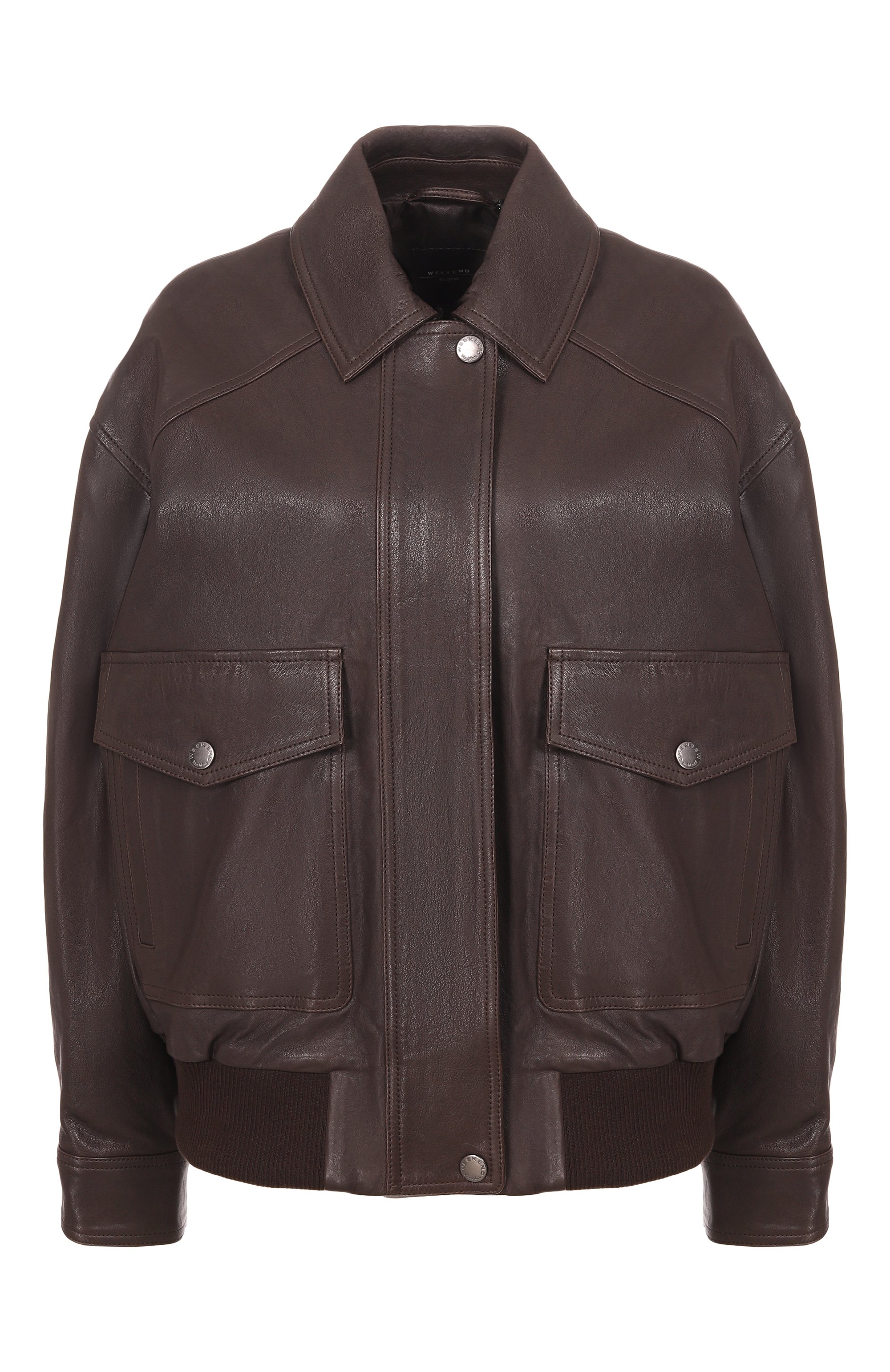 Кожаный бомбер WEEKEND MAX MARA, арт. WKDGIGANTE, фото 1