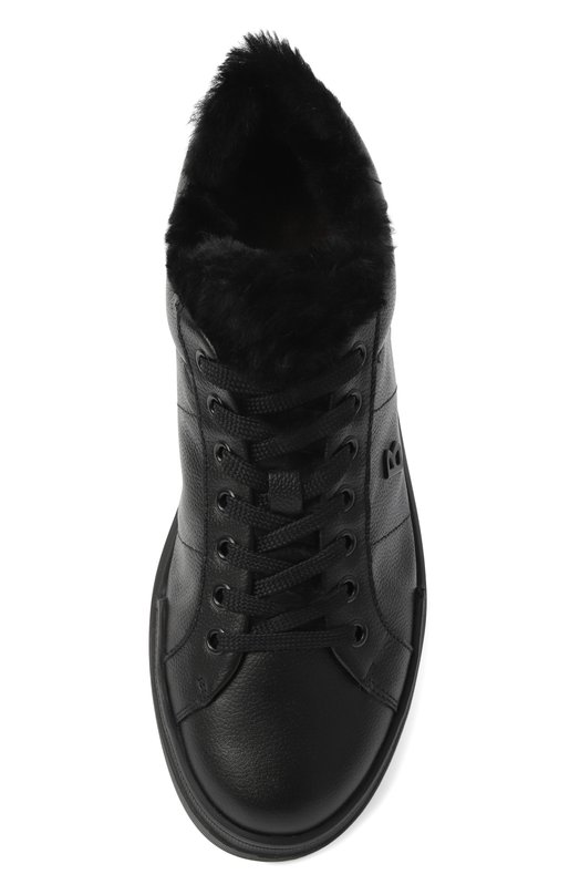 Кожаные кеды Hollywood Bogner 22540013 Чёрный  22540013 Фото 6