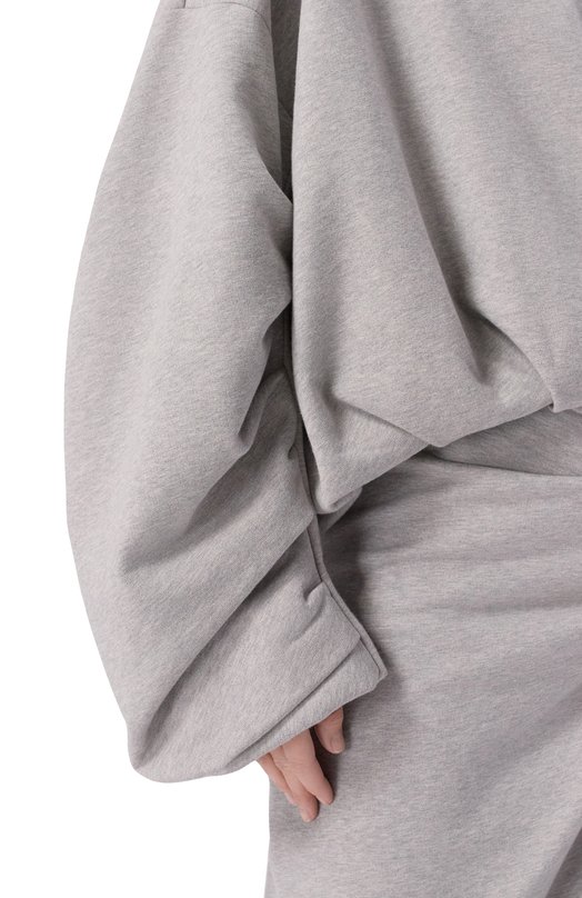 Хлопковый свитшот Dries Van Noten 131109/3611 Серый  131109/3611 Фото 5