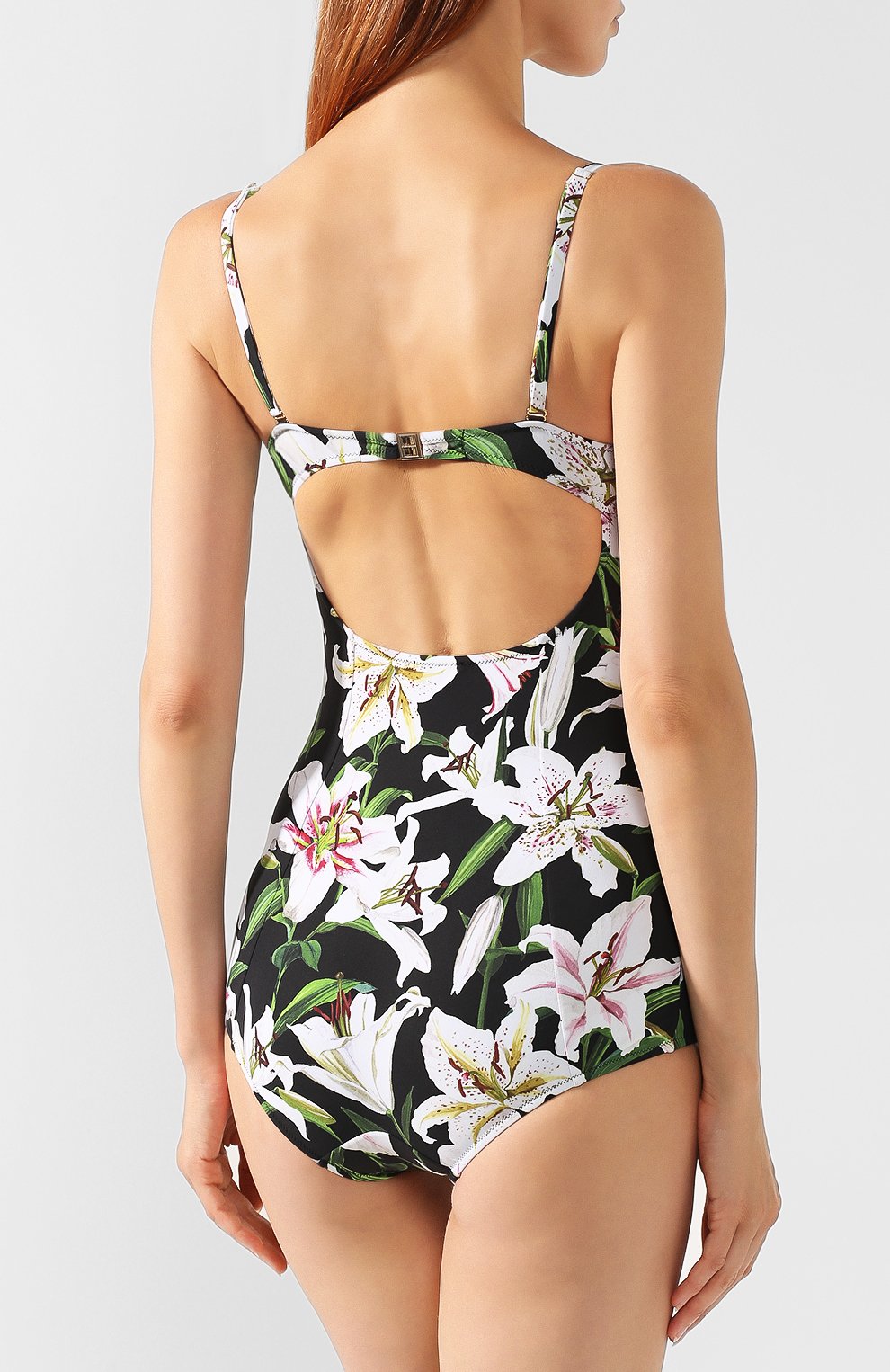 Слитный купальник DOLCE & GABBANA черного цвета по цене 76300 руб., арт. 09A13J/FSGQR, фото 3 Слитный купальник DOLCE & GABBANA, арт. 09A13J/FSGQR, фото 3