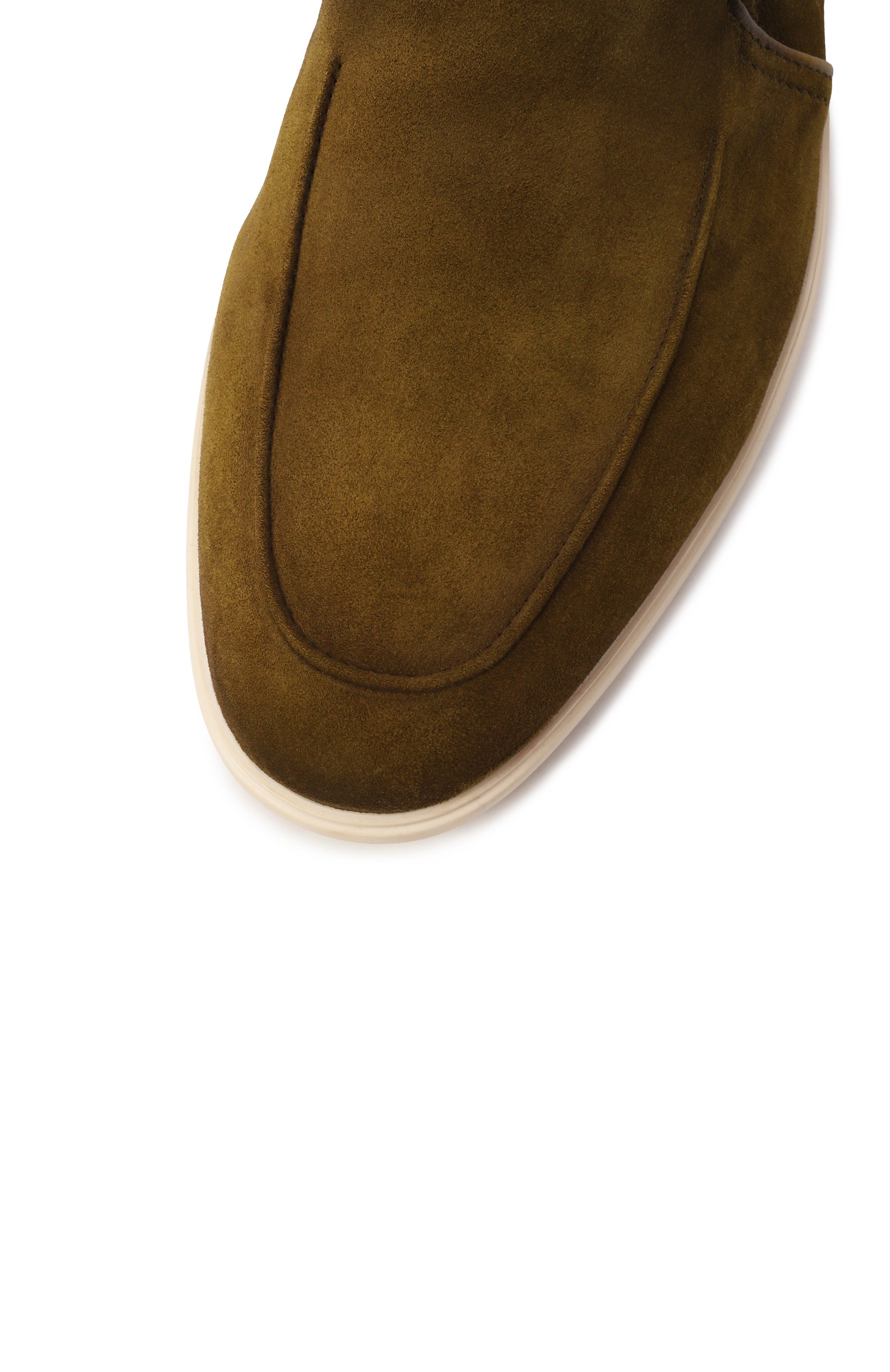 Замшевые лоферы malibu SANTONI, арт. MGAG18829TICSEAA, фото 7