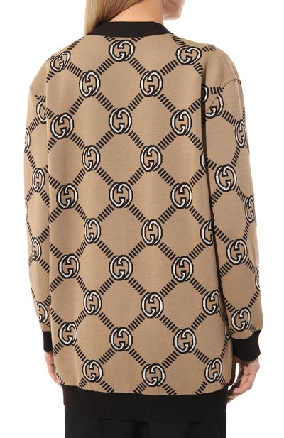 Шерстяной кардиган GUCCI, арт. 678308/XKB7T, фото 4