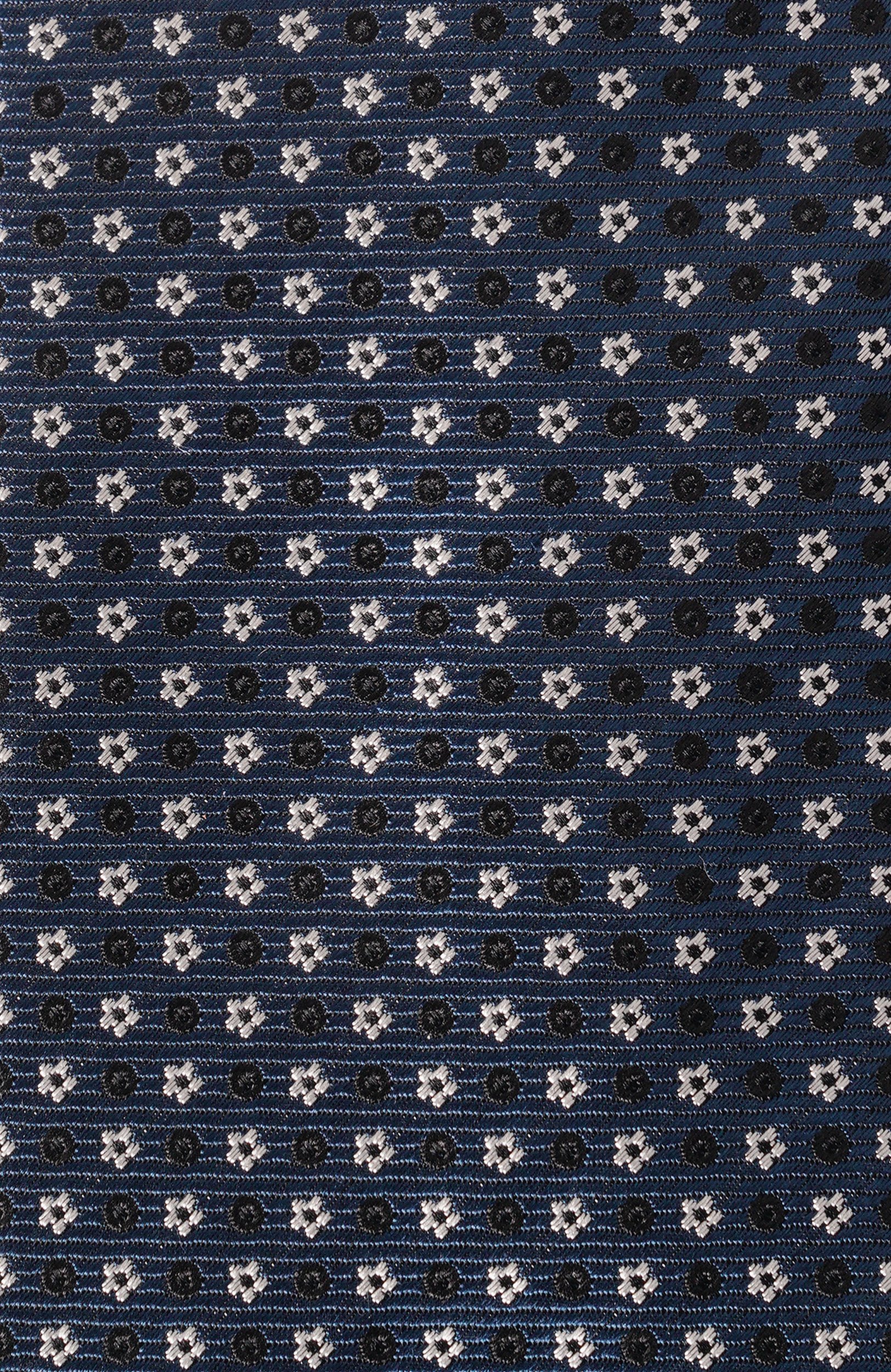 Шелковый галстук CANALI темно-синего цвета по цене 23150 руб., арт. 18/HJ04617, фото 4 Шелковый галстук CANALI, арт. 18/HJ04617, фото 4