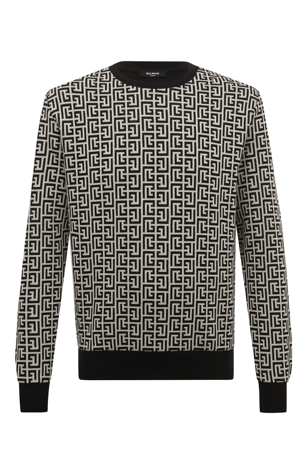 Хлопковый свитшот BALMAIN, арт. YH1JQ040JB22, фото 1