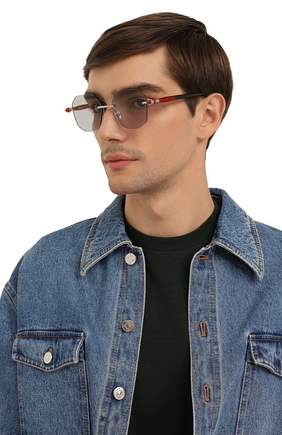 Солнцезащитные очки KUB0RAUM, арт. P57 SI RD GREY1, фото 3