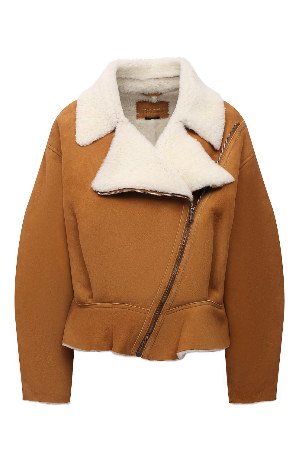Дубленка из овчины ISABEL MARANT коричневого цвета по цене 277500 руб., арт. MA1068-21H001I/ADDYA, фото 1 Дубленка из овчины ISABEL MARANT, арт. MA1068-21H001I/ADDYA, фото 1