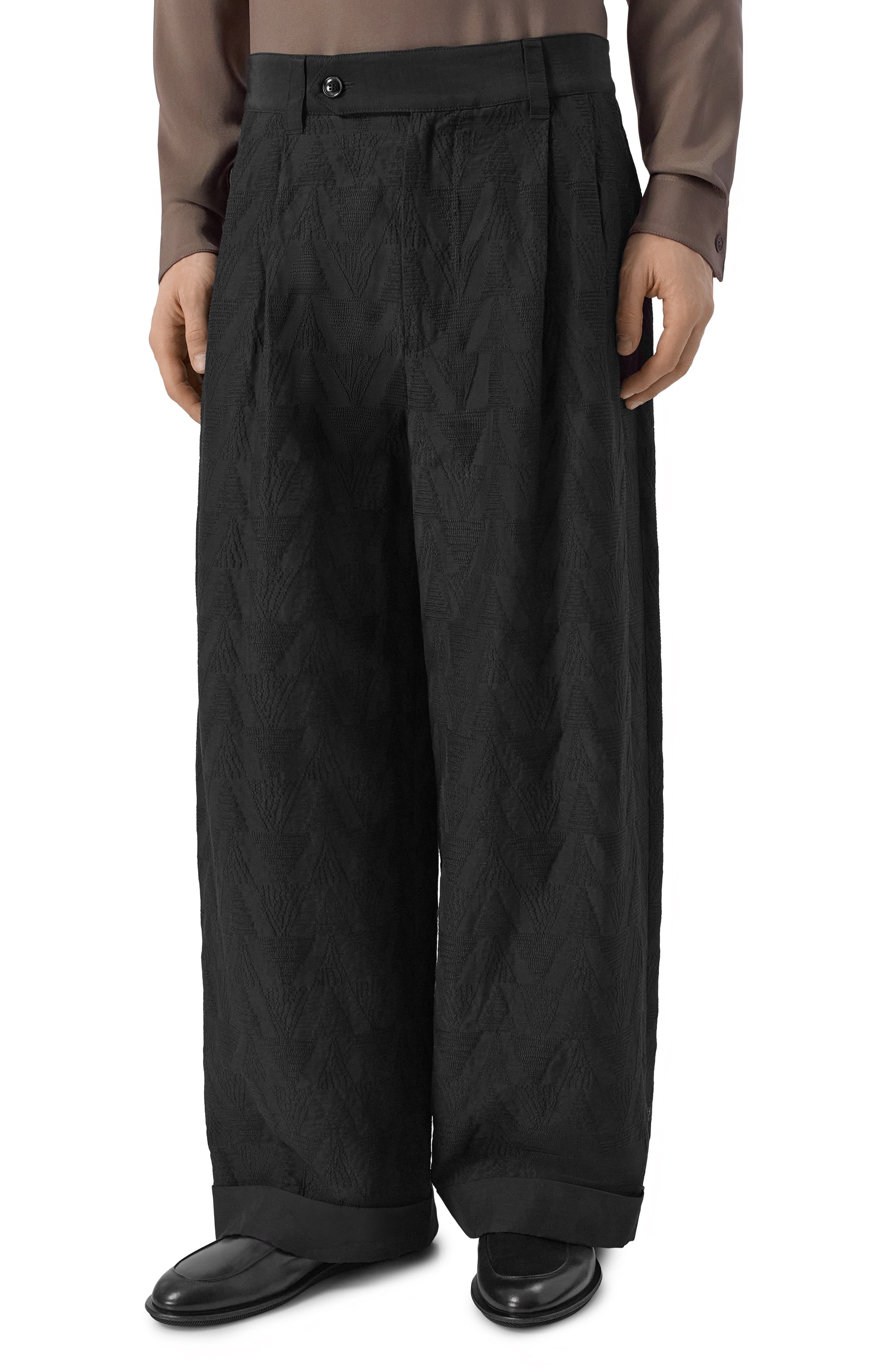 Брюк и из вискозы и льна GIORGIO ARMANI, арт. GM003424/AF26192, фото 3