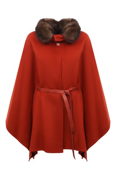 Кашемировый кейп SABLEFUR, арт. 72215-sb-01, фото 1