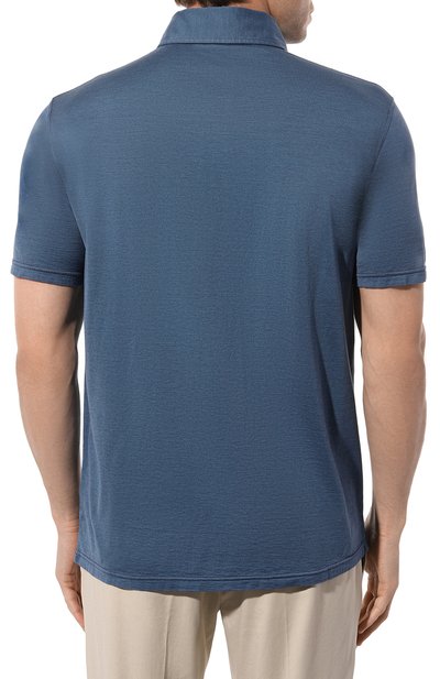 Поло из шелка и хлопка KITON, арт. UMK0356, фото 4