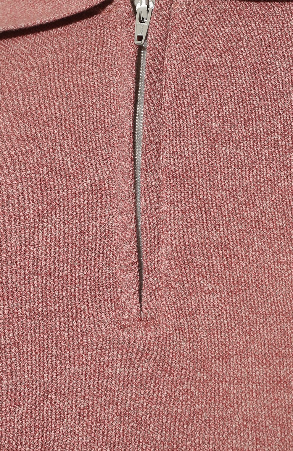 Поло из хлопка и льна BRUNELLO CUCINELLI, арт. MTS758775, фото 5