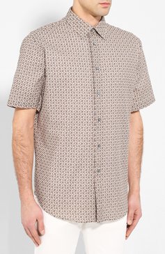 Рубашка из смеси хлопка и льна BRIONI, арт. SCDH0L/P9052, фото 3