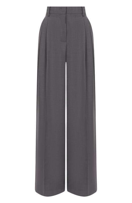 Шерстяные брюки Weekend Max Mara ADELFI Серый ADELFI