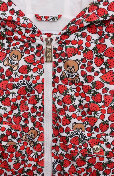 Ветровка MOSCHINO красного цвета по цене 33800 руб., арт. MDS025/L3B50, фото 3 Ветровка MOSCHINO, арт. MDS025/L3B50, фото 3