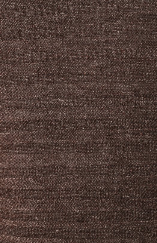 Джемпер изо льна и шелка Corneliani 25M565-2525114 Коричневый  25M565-2525114 Фото 6