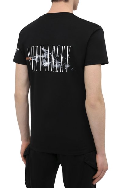 Хлопковая футболка  DIEGO VENTURINO, арт. FW20-DV TS CGM07, фото 4