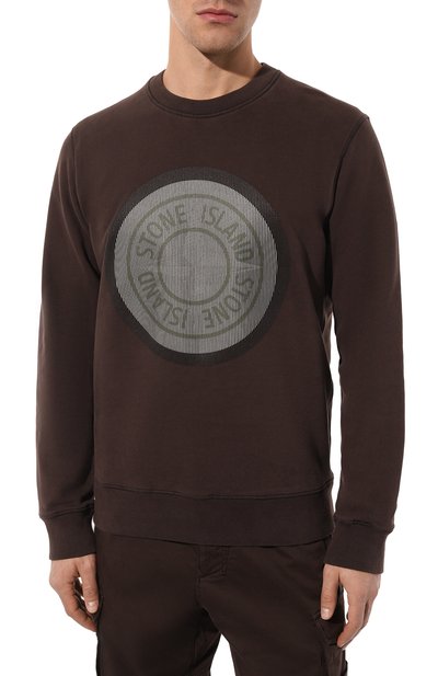 Хлопковый свитшот STONE ISLAND, арт. 751563086, фото 3