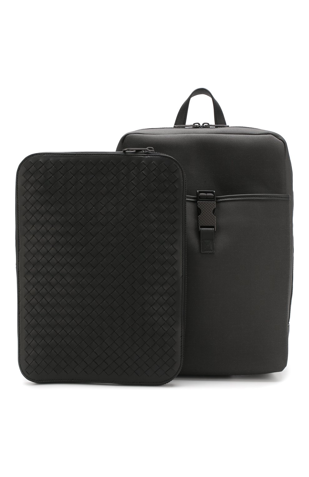 Текстильный рюкзак BOTTEGA VENETA серого цвета по цене 187000 руб., арт. 548397/VAYE7, фото 5 Текстильный рюкзак BOTTEGA VENETA, арт. 548397/VAYE7, фото 5