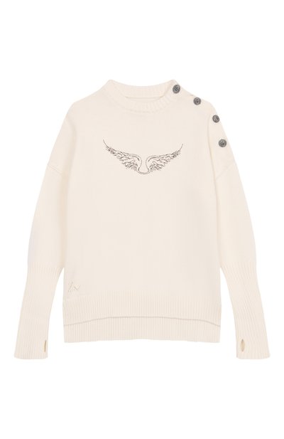 Пуловер из хлопка и кашемира ZADIG AND VOLTAIRE, арт. X60328