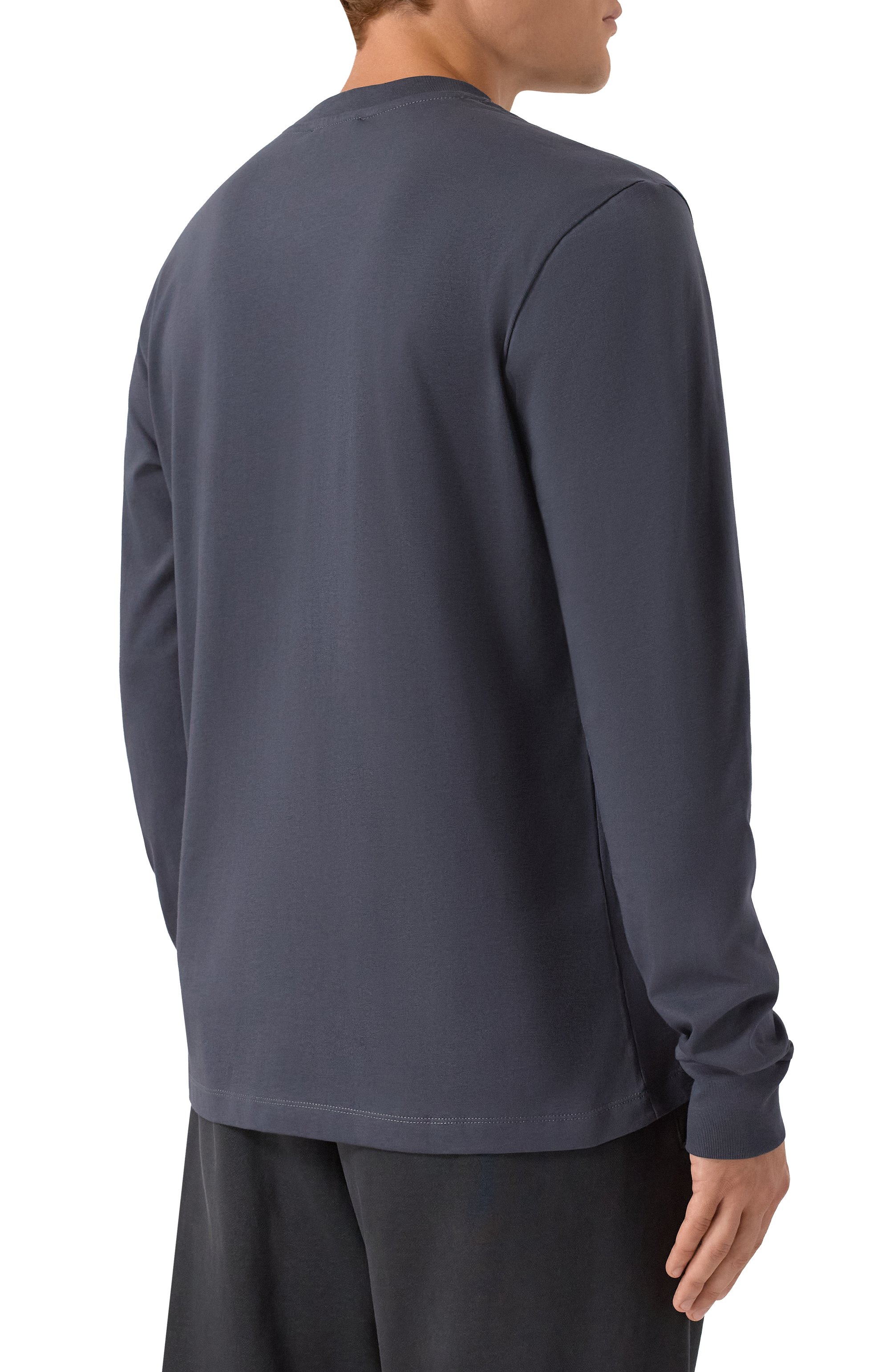 Хлопковый лонгслив HINNOMINATE, арт. HMABM01374, фото 4