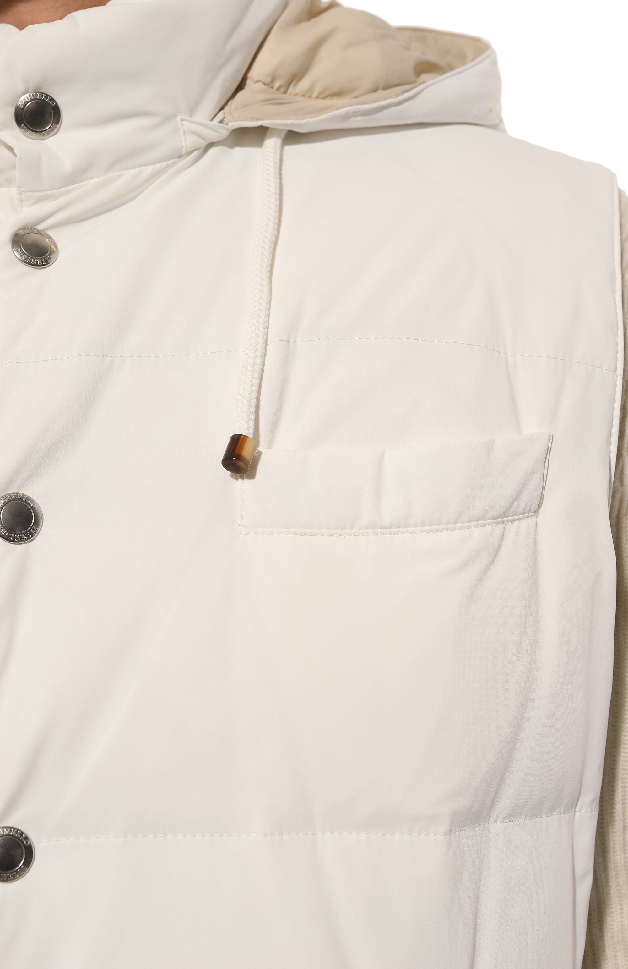 Пуховый жилет BRUNELLO CUCINELLI, арт. MM4031716, фото 5