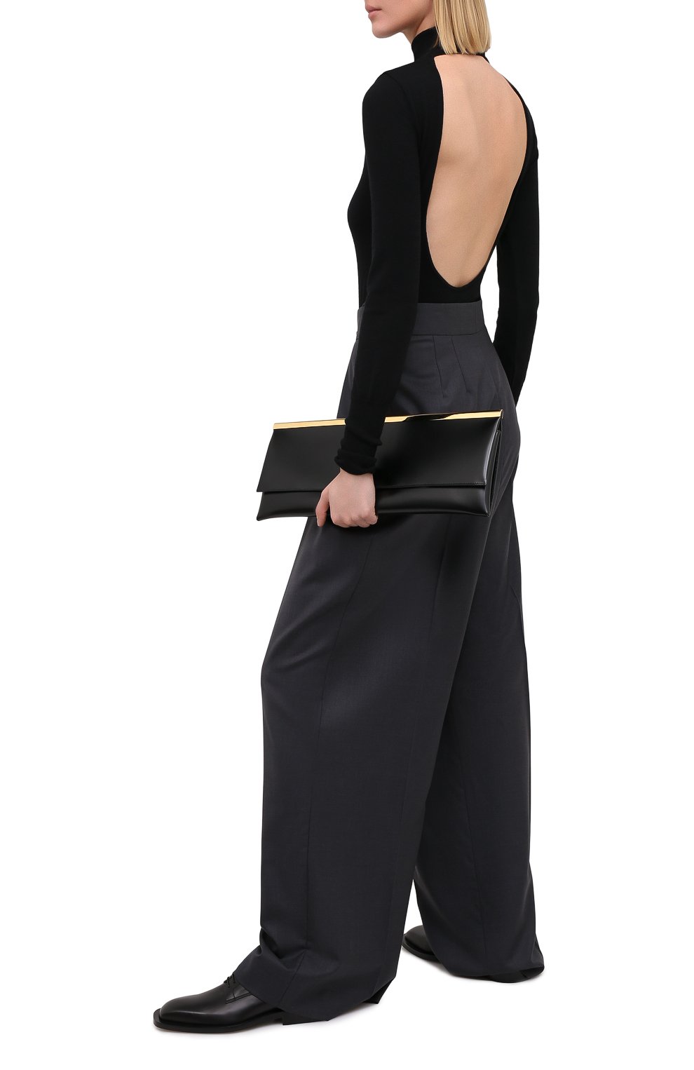 Шерстяное боди MOUSSY черного цвета по цене 27750 руб., арт. 025DA370-5020, фото 2 Шерстяное боди MOUSSY, арт. 025DA370-5020, фото 2