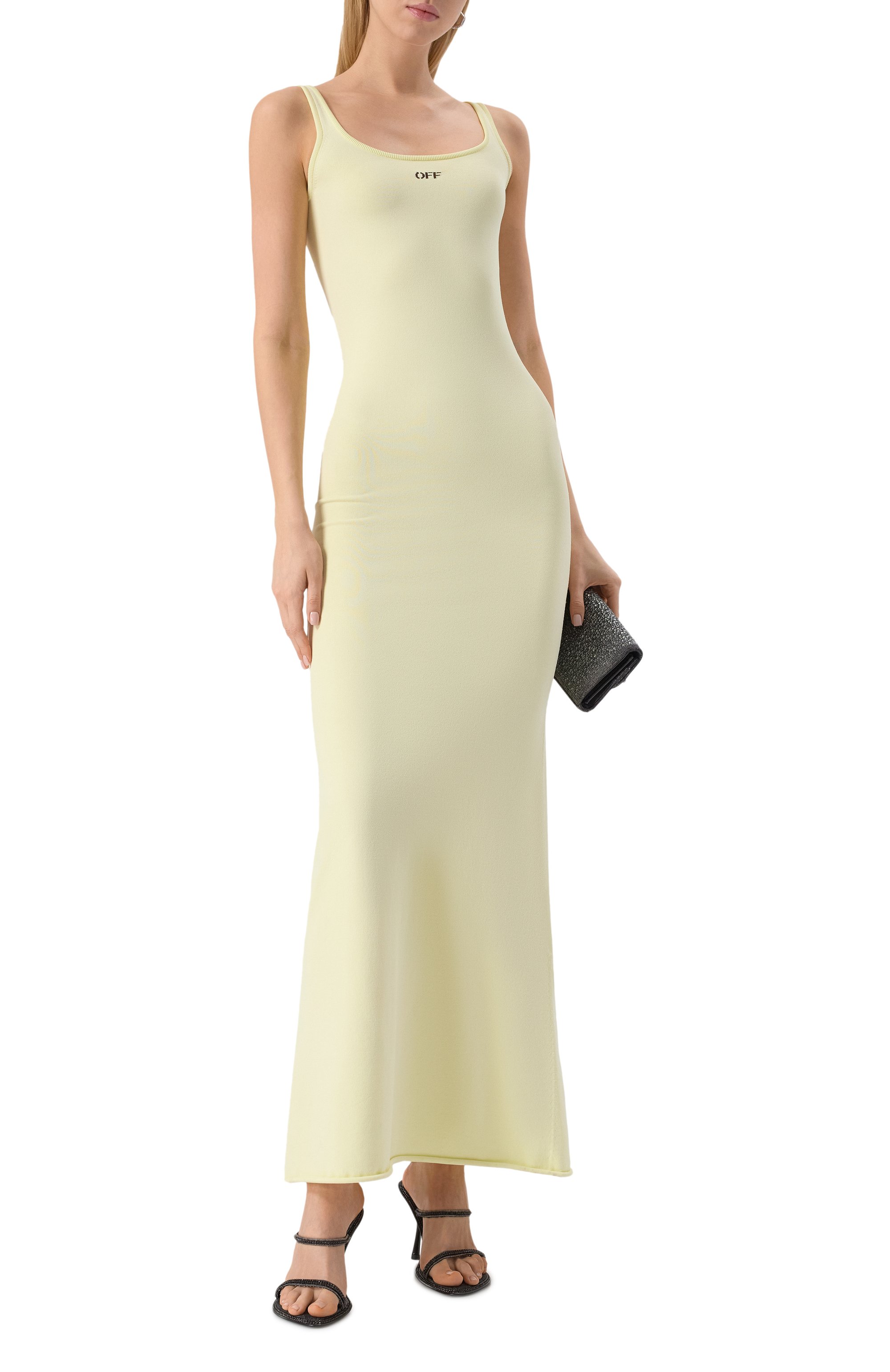 Платье из вискозы OFF-WHITE, арт. 0WHI12CS25KNI001146G, фото 2