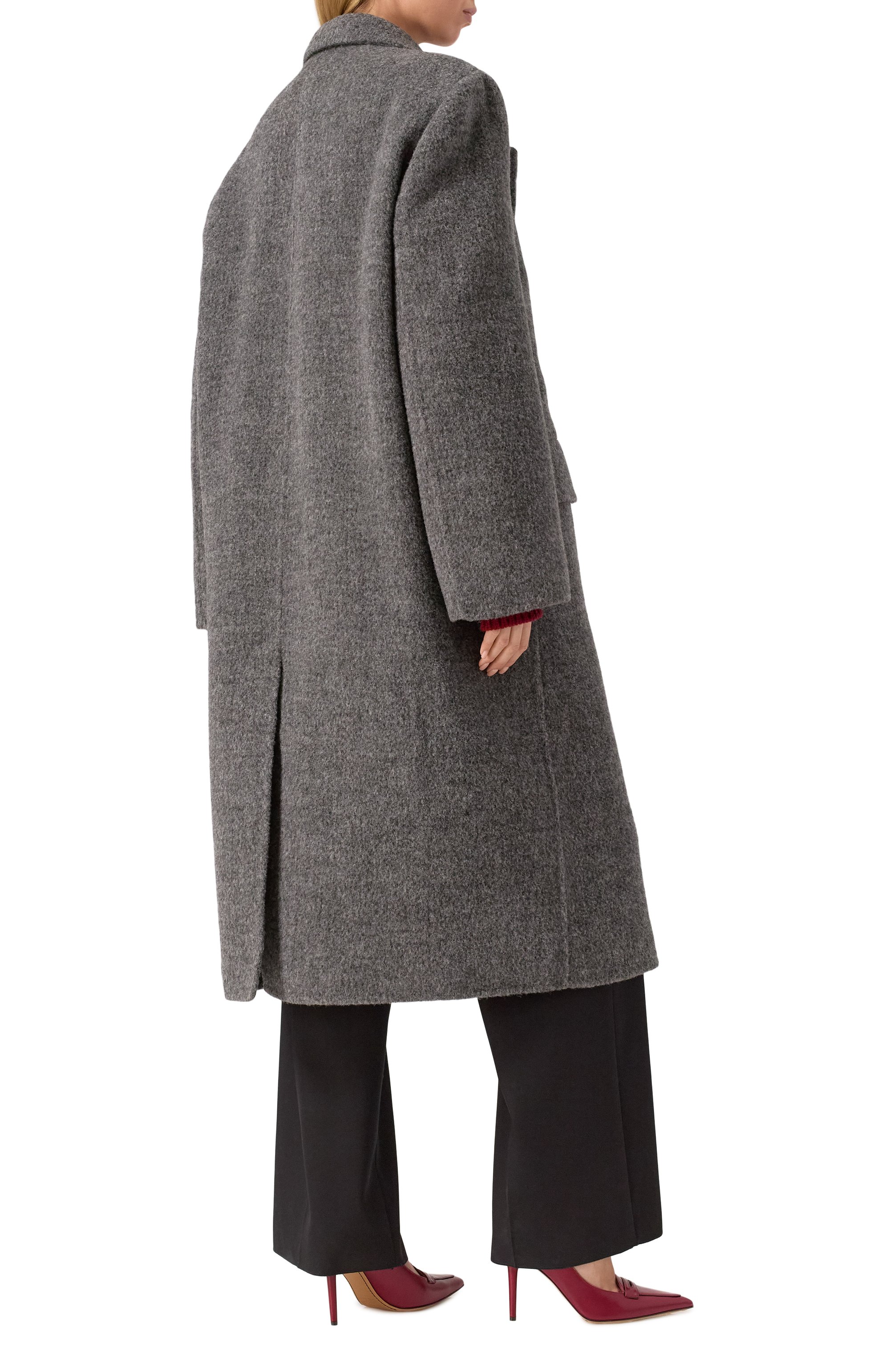 Шерстяное пальто JIL SANDER, арт. J02AA0176-J41387, фото 4