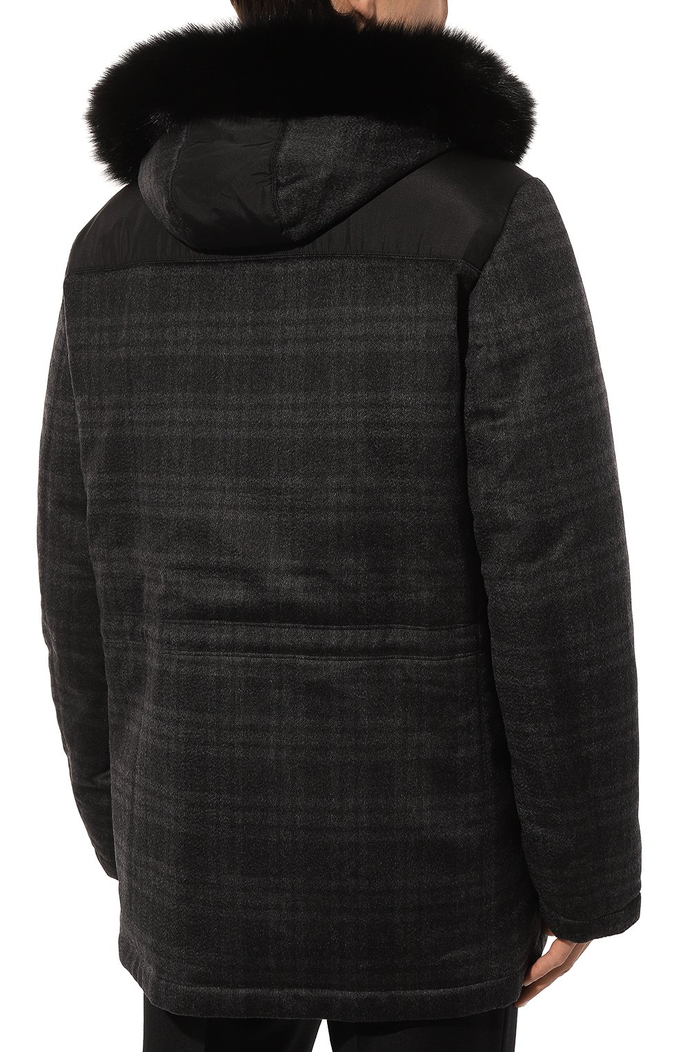 Пуховая куртка с отделкой из лисицы STEFANO RICCI, арт. MDJ2300190/C067HC, фото 4