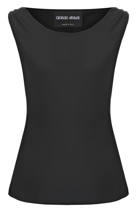 Шелковый топ Giorgio Armani 8CHCKZ30/TZ136 Чёрный 8CHCKZ30/TZ136