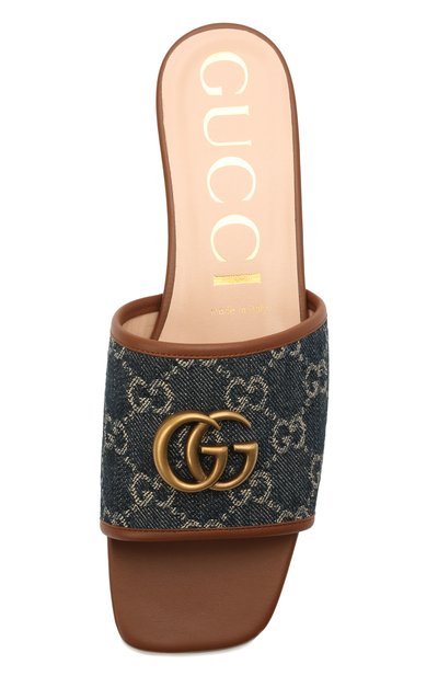 Текстильные шлепанцы GUCCI, а рт. 647630/2KQ50, фото 5