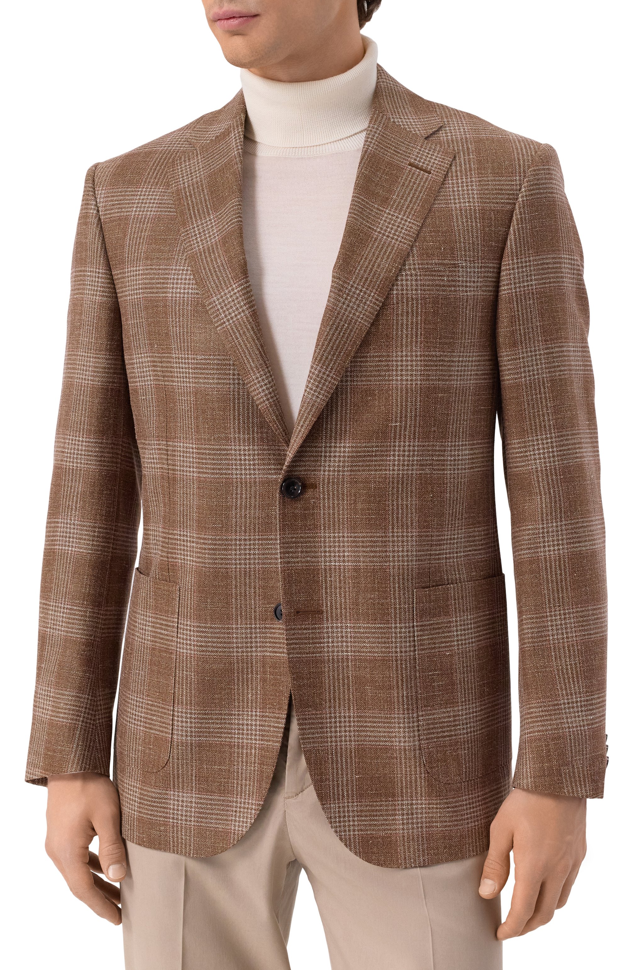 Пиджак из шерсти и шелка CORNELIANI, арт. 256018-2516208, фото 4