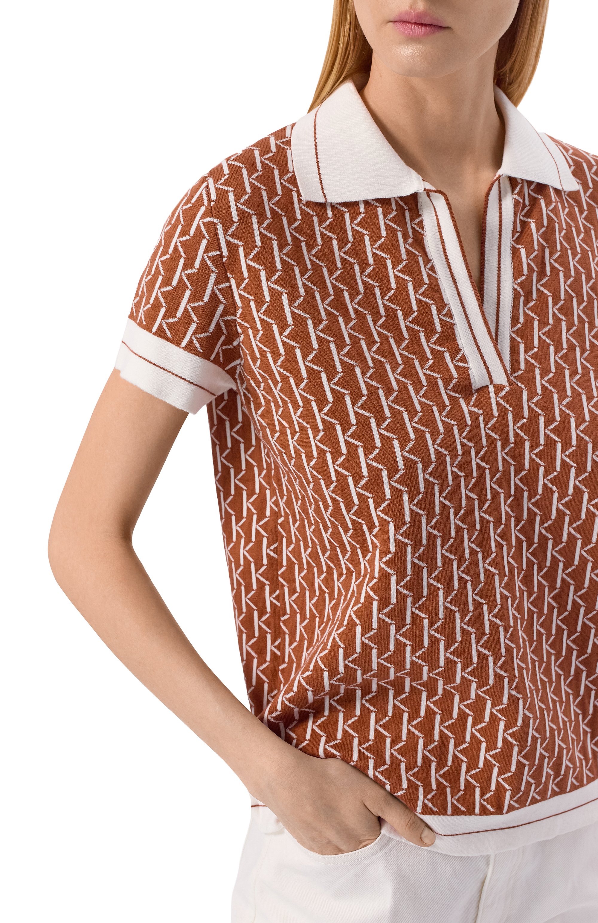 Хлопковое поло KITON, арт. D59778K0954F04, фото 5