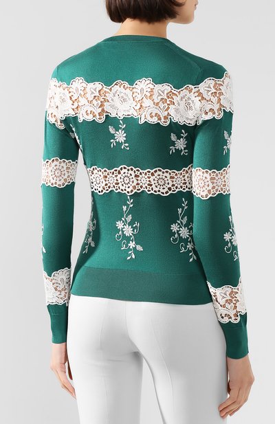 Кардиган из смеси шелка и хлопка DOLCE & GABBANA, арт. FX359T/JASFF, фото 4