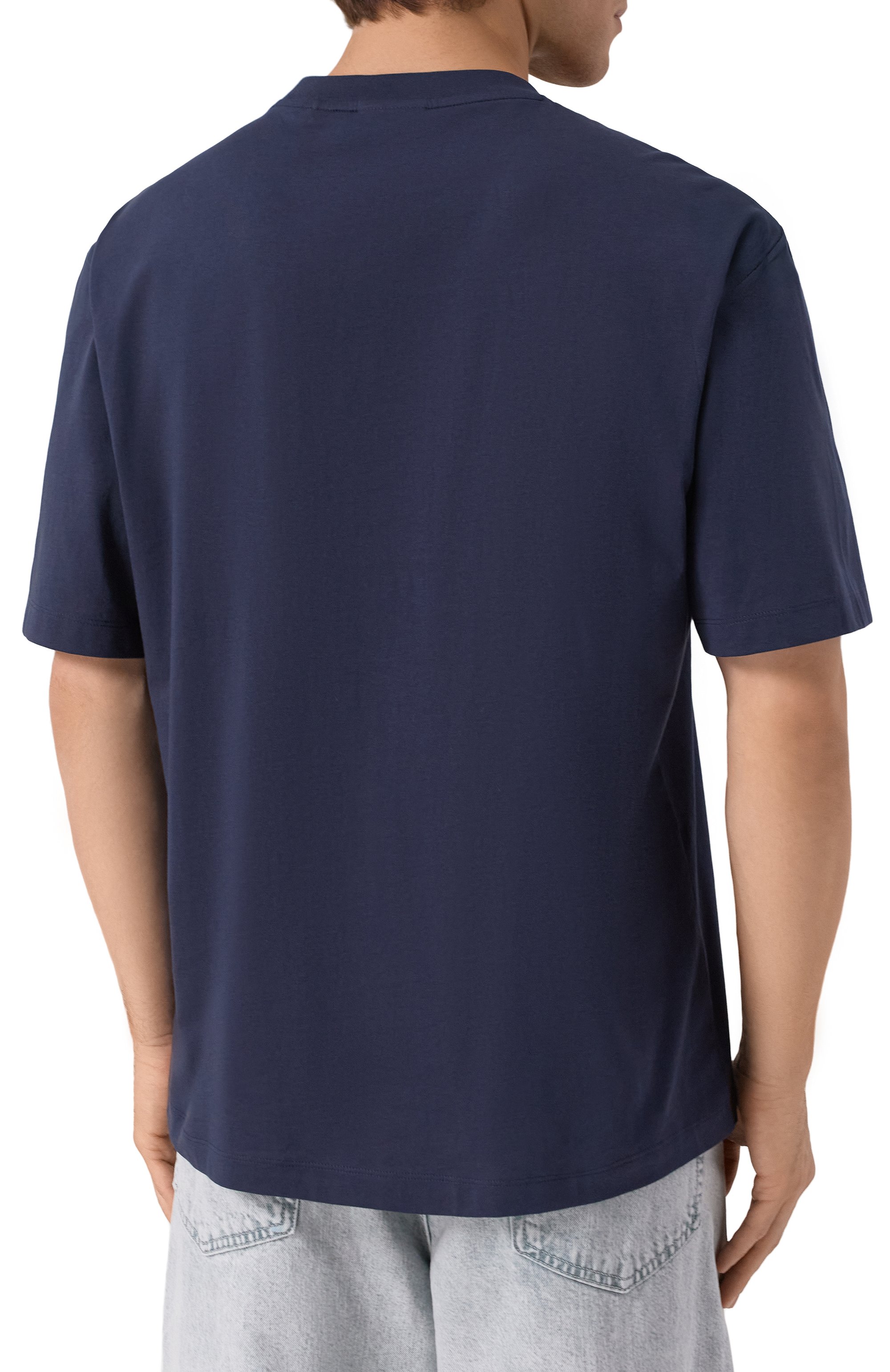 Хлопковая футболка HUGO BLUE, арт. 50543485, фото 4