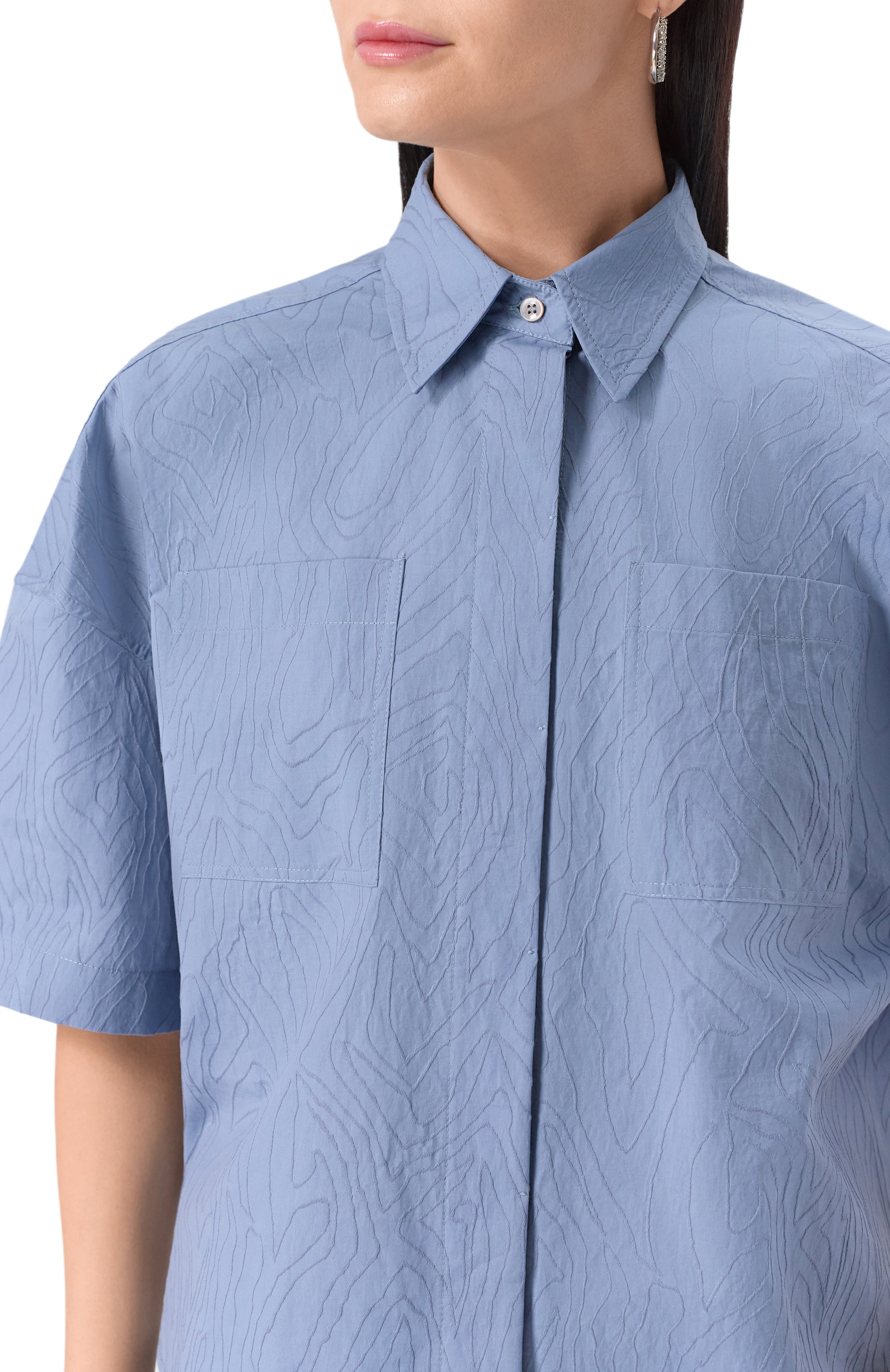 Хлопковая рубашка BRUNELLO CUCINELLI, арт. MQ994HH206, фото 5