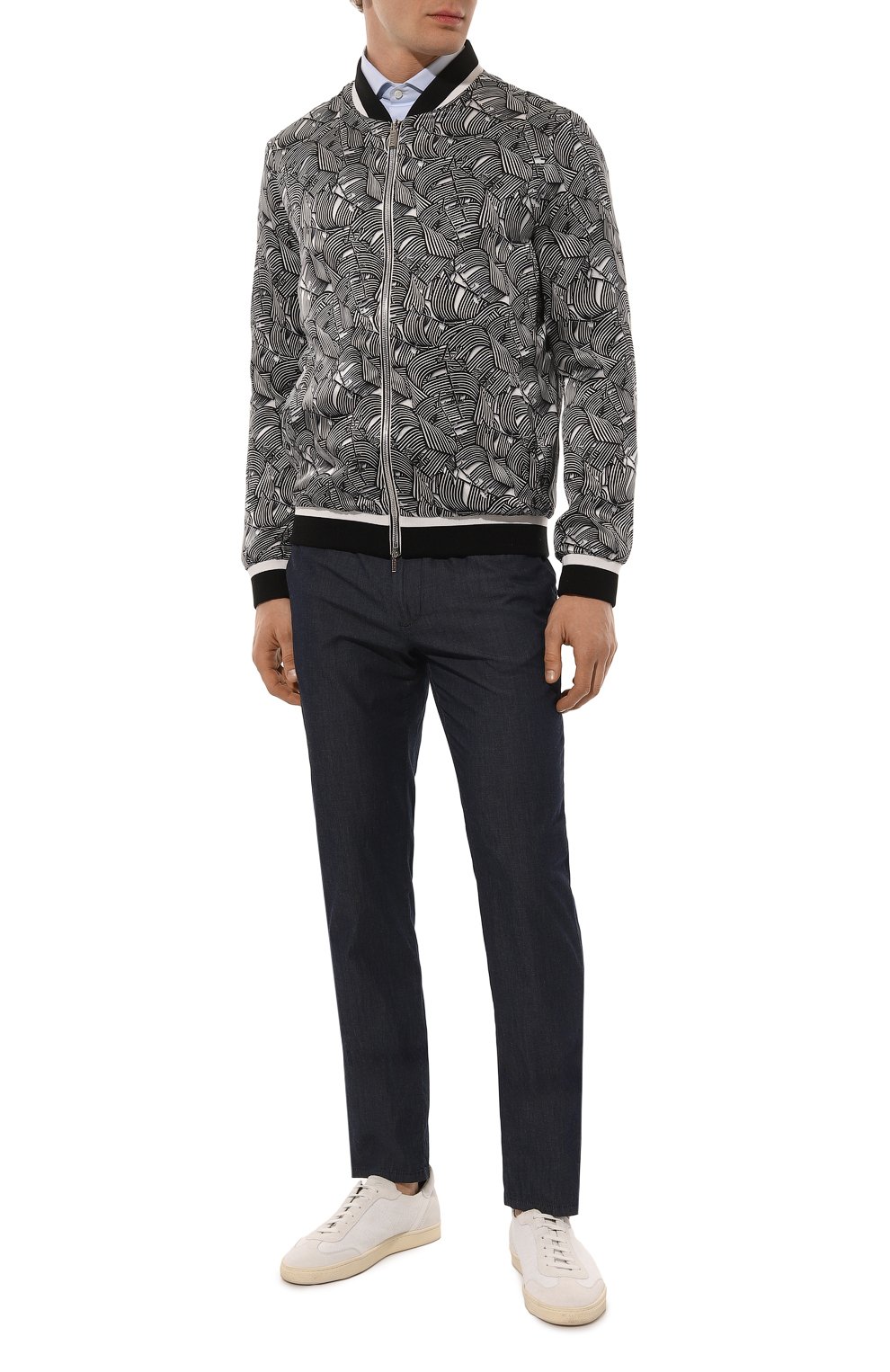 Шелковый бомбер ZILLI, арт. 0B0M00M0600VZCB00, фото 2