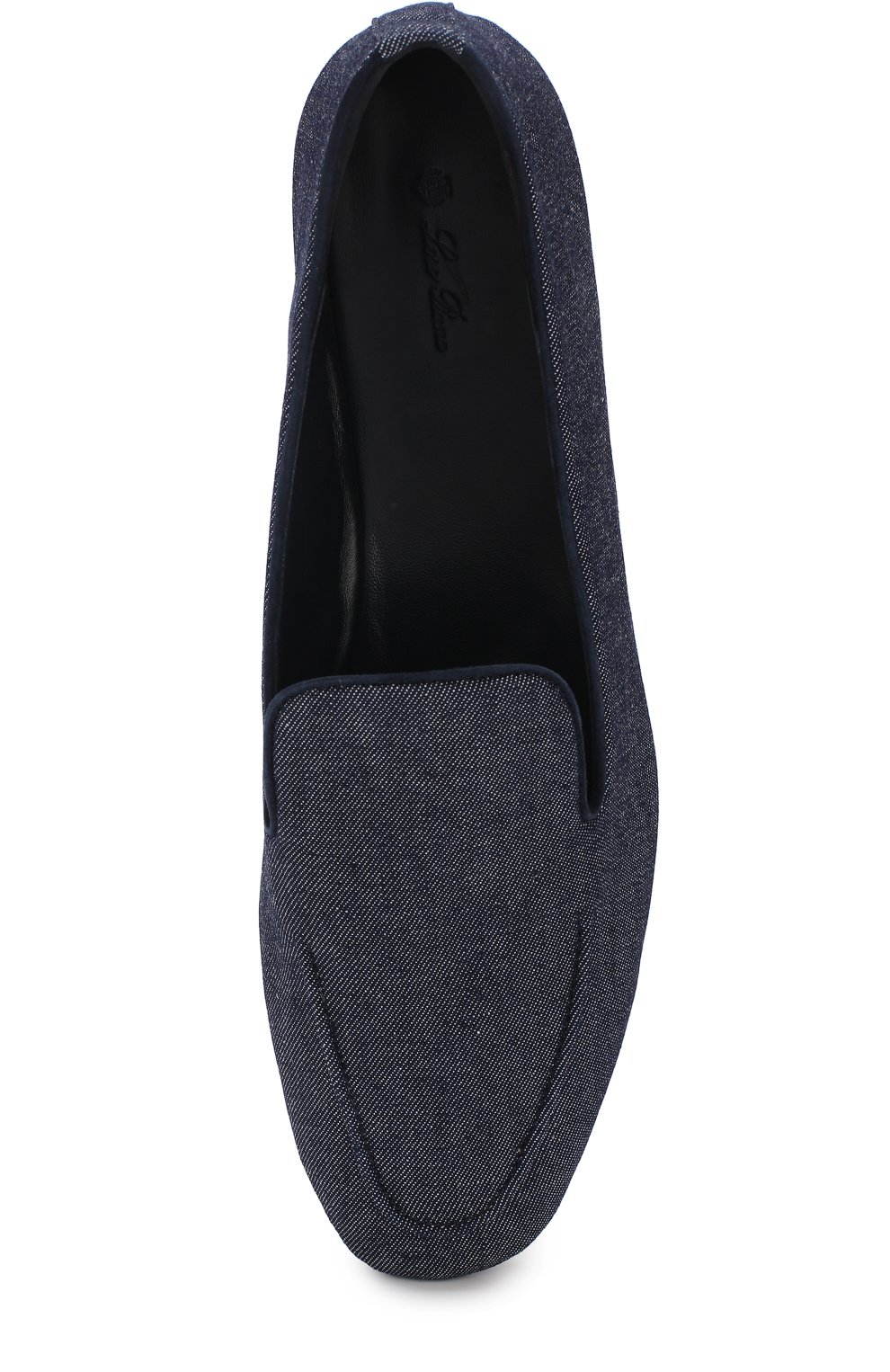 Лоферы venetian walk из денима LORO PIANA темно-синего цвета по цене 62250 руб., арт. FAI1547, фото 5 Лоферы venetian walk из денима LORO PIANA, арт. FAI1547, фото 5